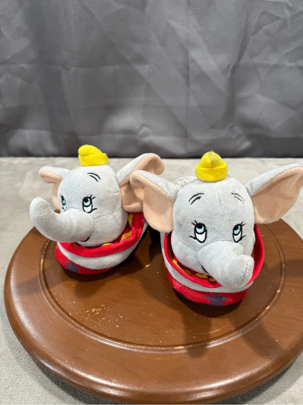Disney Dumbo Plush Kids Slippers Size:9-10